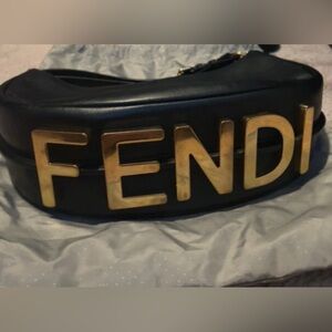 Fendigraphy
 Black and Gold Bag